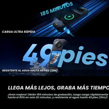 Cámara de acción Insta360 X5-La Cámara 360 Más Potente del Mundo - Img 119687709