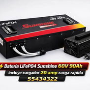 Batería de litio LifePo4 Sunshine 60v 90ah - Img 58198700