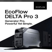 PLANTA ELECTRICA ECOFLOW DELTA PRO 3 DE 4000 W HASTA 8000 W, 220/110V .NUEVA! TENEMOS PANELES SOLARES 400W TAMBIEN - Img 55325308