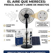 Ventilador recargable de pedestal con mensajería incluida - Img 56141154