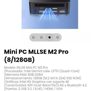 Mini PC MLLSE M2 Pro (8/128GB) Modelo: MLLSE Mini PC M2 Pro - Img 127627388