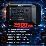 Estación de energía portátil Oupes Mega 5 110v/220v 5040wh 4000w 7000w 2500usd - Img 54901472