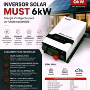 Inversor Must 6kw 110/220v Nuevo - Img 57397529