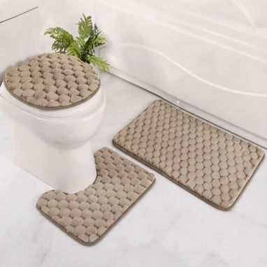 Juego de Alfombra de Baño de 3 Piezas*(EH) - 4/6