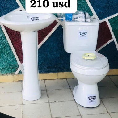 Juegos de taza, tanque y erraje. Juegos de baño completo con lavamano y pedestal. Con domicilio por costo adicional. Int - 3/3