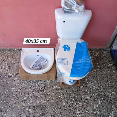 Juegos de baños completos y tasa tanque de descarga al piso importado con los herrajes - Img 123042321