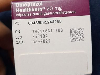 Omeprazol Healthkern de 20 Mg.14 capsulas gastroresistentes.vence 06/2025 - Img 69168974