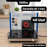 Cocina Infrarrojo Royal 1500w, Garantía de 1 mes, Entrega por un mínimo costo adicional de 1 Usd para toda La Habana - Img 52479926
