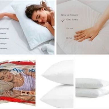 Set de 2 almohadas finas y extrasuaves - Img 110904817