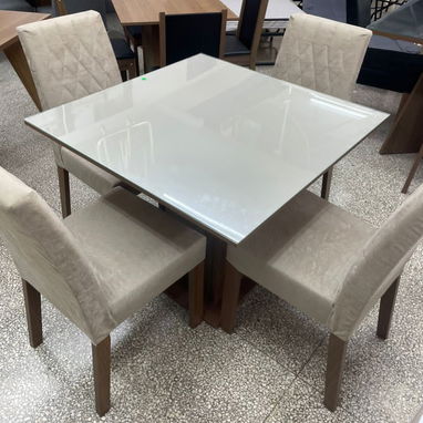 Juego de comedor de 4 sillas - Img 120216187