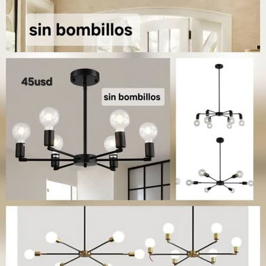 Lámparas decorativas  NO INCLUYE BOMBILLAS - 7/8