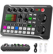Mezclador de audio con tarjeta de sonido en vivo F998 con efectos mezcladores de DJ - Img 48992183