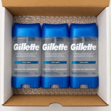 Desodorante Gillette hombre en gel — 72 horas — 3,8 oz — original de USA - 2/3