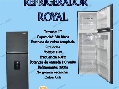 Refrigerador Royal 11 pies con dispensador de agua - Img main-image-45651446