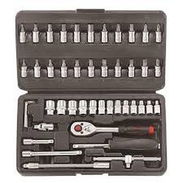 Juego de 46 piezas con carraca y dados de 1/4" - Img 58227088