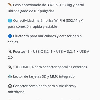 Laptop Lenovo IdeaPad 1 15.6'' AMD Ryzen 5 7520U 8GB RAM 256GB SSD Almacenamiento (Modelo 82VG00QFUS) - 💙Azul Oscuro 🔶 - 8/8