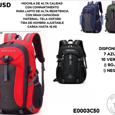 Gran variedad de mochilas - Img 125849039
