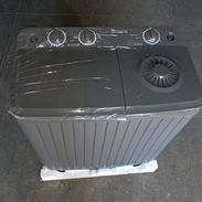 Lavadora Semiautomática* *Estelectric*8kg* *Precio: 185 USD* Color: Gris Oscuro Garantia: 1 Mes - Img 57969653