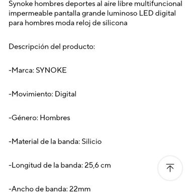 RELOJ DEPORTIVO SYNOKE - 4/5