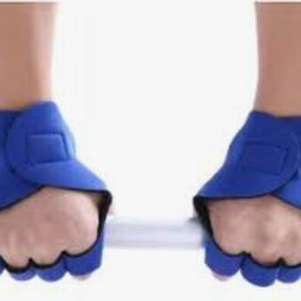 Guantillas para Gyn de mujer y de hombre color azul talla S y L - Img 118692699