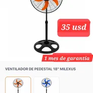 Ventilador Milexus de pedestal de 18" - Img 56040562