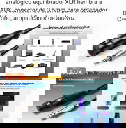 Cable de Audio minijack 3.5mm a XLR hembra - Img 48288786