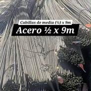 Venta de Cabillas de Media (½) x 9m de largo *ACERO ½ x 9M NUEVAS* - Img 58118229