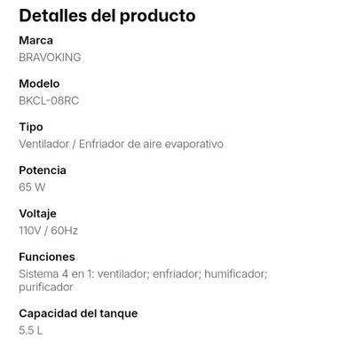 Ventilador enfriador (ice coouler) - 2/2