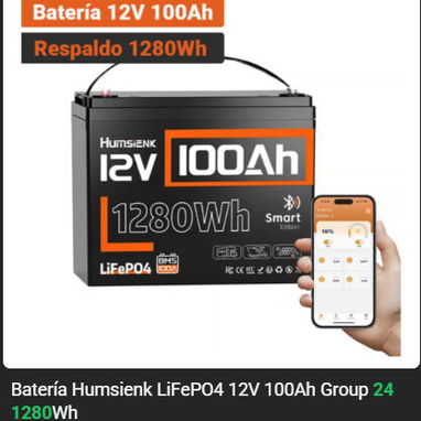 Baterias para Inversores de Diferentes Marcas y Capacidades P0931-AV005 - 4/5