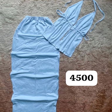 Conjunto Saya y blusa de hoja - 3/6