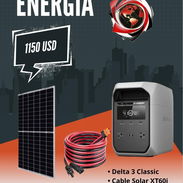 Combo de Ecoflow delta 3 clasica +Panel solar Ja solar de 620 W +9 m de cable solar XT60i - Img 57184430