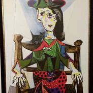 Lienzografía de la obra Retrato de Dora Maar de Picasso. - Img 45490099