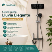 🛍️ Sistema de ducha 🔑 Código: Sist606 📝 Juego de ducha estilo piano (4 teclas) con control de temperatura. Ducha de t - Img 57070307