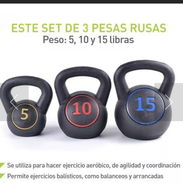 Vendo set de pesas rusas de 5,10,15 kg - Img 56483518