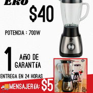 Licuadora 1.5L vaso de vidrio Eko - Img 54289270
