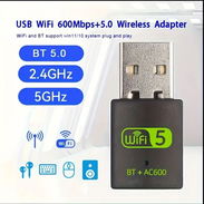 Adaptador Bluetooth y Wifi 2 en 1 de 600Mbps - Img 53150281