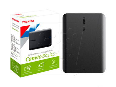 DISCO DURO EXTERNO 2TB TOSHIBA CANVIO BASICS USB 3.0 BLACK - Img main-image