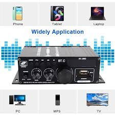 AK-380 mini amplificador de potencia de audio Bluetooth 5.0 - Img 100581020