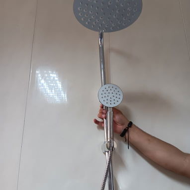 Ducha Lluvia superior 20cm y manual 10cm Aqua-Q, Aqua-Q ducha completa con manguera incluida VPT#-0520 - Img 122774023