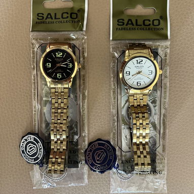 Reloj Salco dorados de hombre y mujer en 18$ - 3/4