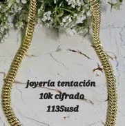 Gargantillas y manillas de oro 10k - Img 50172244
