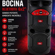 🔊 Bocina Bluetooth BOOM BM-6514 6×2" 🐻 - Img 56189402