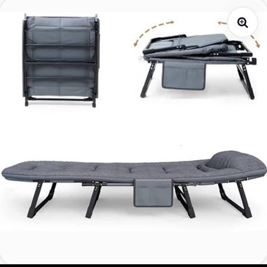 Cama plegable acolchada portátil 175*60*27 - 4/4
