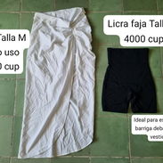 Licra tipo faja negra y saya blanca ($1200 y $4000) - Img 57176158