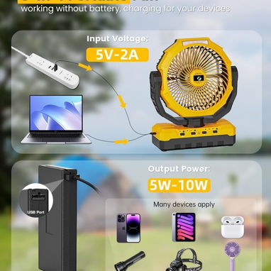 VENTILADOR RECARGABLE 48000 mAh - 4/4