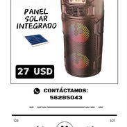 🔴BOCINA BLUETOOTH MCM 4" x2 ESTÉREO ( PANEL SOLAR INTEGRADO ) - Img 56982865