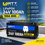 Batería LiFePO4 WattCycle 24V 100Ah - Img 56986282