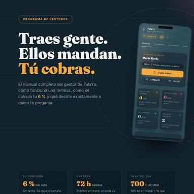 GESTORES | REMESAS | ENVIO DE DINERO | EUR USD BRL UYU Y MAS| EFECTIVO EN LA HABANA | TRANSFERENCIA TODA CUBA - 5/5
