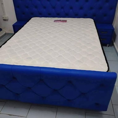 Las mejores camas tapizadas Y LOS MEJORES COLCHONES DE ESPUMA Y CON MUELLES CELLADOS Al vacío  📍no dudes en contactarno - Img 122993231