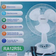 Ventilador recargable Solar 12" - Img 55529669